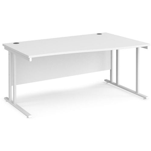 Dams International Wave Desk MC16WRWHWH 1,600 x 725 x 800 - 990 mm