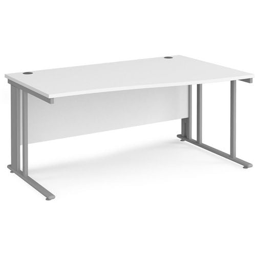 Dams International Wave Desk MCM16WRSWH 1,600 x 725 x 800 - 990 mm