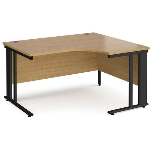 Dams International Right Hand Ergonomic Desk MCM14ERKO 1,400 x 1,200 x 725 mm