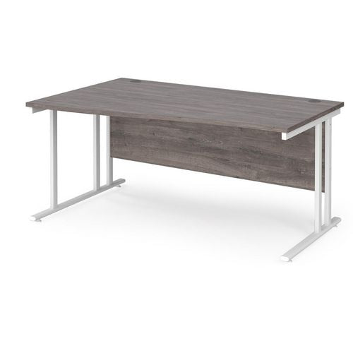 Dams International Wave Desk MC16WLWHGO 1,600 x 725 x 800 - 990 mm