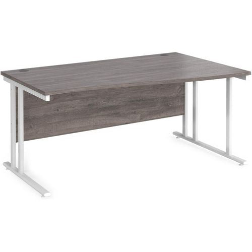 Dams International Wave Desk MC16WRWHGO 1,600 x 725 x 800 - 990 mm