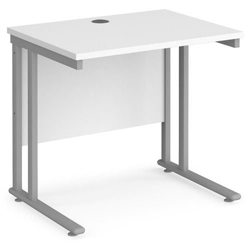 Dams International Desk MC608SWH 800 x 600 x 725 x 800 - 990 mm