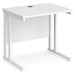 Dams International Desk MC608WHWH 800 x 600 x 725 mm