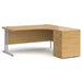 Dams International Desk with Pedestal EBS16RO 1,600 x 1,626 x 725 mm