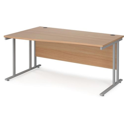 Dams International Wave Desk MC16WLSB 1,600 x 725 x 800 - 990 mm