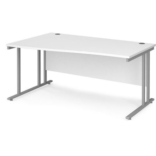 Dams International Wave Desk MC16WLSWH 1,600 x 725 x 800 - 990 mm