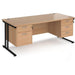 Dams International Desk MC18P23KB 1,800 x 800 x 725 x 800 - 990 mm