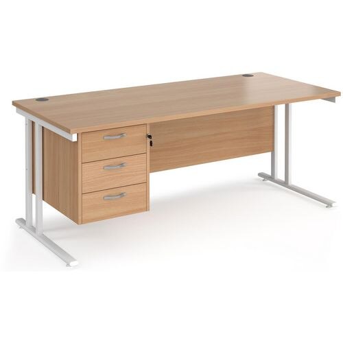 Dams International Desk MC18P3WHB 1,800 x 800 x 725 mm