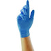 UNICARE Disposable Gloves Nitrile Non-powdered Medium (M) Blue Pack of 100