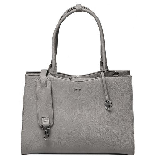 SOCHA Laptop Bag 15.6 " Synthetic Leather Grey 44 x 13 x 31.5 cm