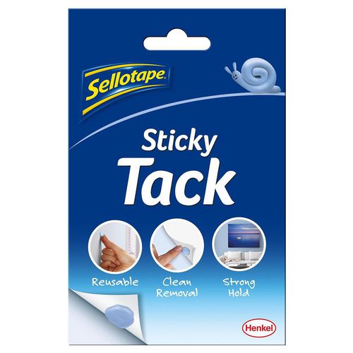 Sellotape Sticky Tack Blue 11.3 x 0.4 x 18 cm