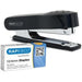 Rapesco Set Stapler 1573 Half strip Black 12 Sheets ABS (Acrylonitrile Butadiene Styrene), Metal