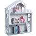 Liberty House Toys Bookcase LHTZ005 Medium-density fibreboard 3+ 830 (W) x 300 (D) x 1,150 (H) mm Grey