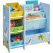 LIBERTY HOUSE TOYS Storage Unit TF5007 Medium-density fibreboard and Fabric 2+ 650 (W) x 300 (D) x 600 (H) mm Blue