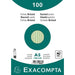 Exacompta Index Cards 10848SE A5 Green 15 x 21.2 x 2.5 cm Pack of 10