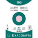 Exacompta Index Cards 10838SE A5 Pink 15 x 21.2 x 2.5 cm Pack of 10