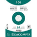 Exacompta Index Cards 10808SE A5 White 15 x 21.2 x 2.5 cm Pack of 10