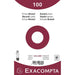 Exacompta Index Cards 10703E 125 x 200 mm White 12.7 x 20.3 x 2.5 cm Pack of 12