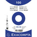 Exacompta Index Cards 10509E A6 White 10.7 x 15 x 2.5 cm Pack of 20