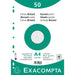 Exacompta Index Cards 12606E A4 White 21 x 29.7 x 1.1 cm Pack of 20