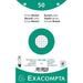 Exacompta Index Cards 12603E 125 x 200 mm White 12.7 x 20.3 x 1.1 cm Pack of 24