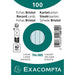 Exacompta Index Cards 10810SE A7 Sky blue 7.4 x 10.5 x 2.3 cm Pack of 40