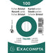 Exacompta Index Cards 10800SE A7 White 7.4 x 10.5 x 2.3 cm Pack of 40