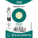 Exacompta Index Cards 38083SB A8 Green 5.2 x 7.4 x 2.3 cm Pack of 48