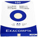 Exacompta Index Cards 13356E A4 Ivory 21.3 x 30 x 2.5 cm