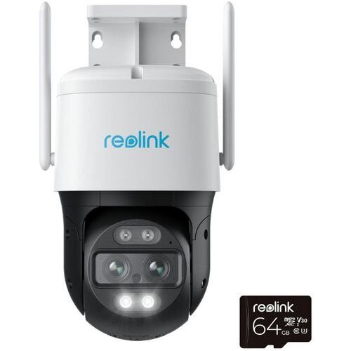 Reolink 4K TrackMix Auto PTZ Mains WiFi AI + 64GB