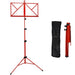 A-Star Music Stand with Carry Bag Rocket Red