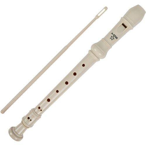 A-Star Descant Plastic Recorder Beige Pack of 10