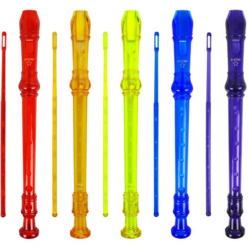 A Star Junior Descant Recorder Multicolour Pack of 30