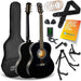 3rd Avenue Classical Guitar Full Size Black Set