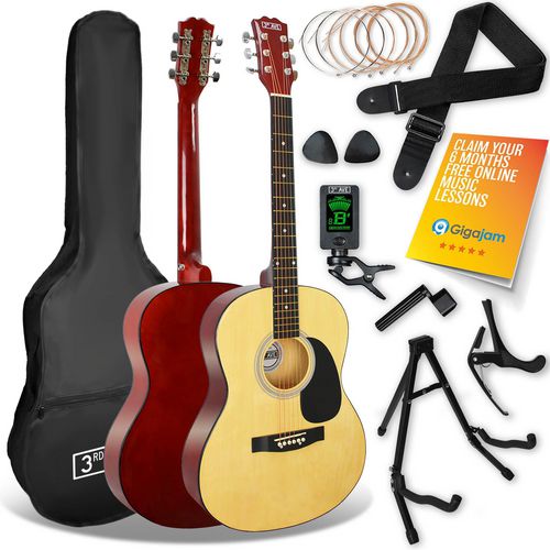 3rd Avenue Classical Guitar Full Size Natural Set