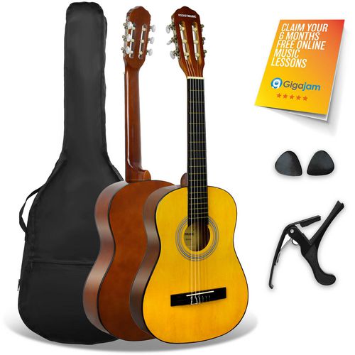 3rd Avenue Rocket Classical Guitar 1/2 Size Natural Set