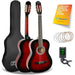 3rd Avenue Classical Guitar Full Size Redburst Set