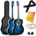 3rd Avenue Acoustic Guitar Blueburst STX10ABBPK Set