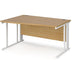 Dams International Wave Desk MCM14WLWHO 1,400 x 725 x 800 - 990 mm