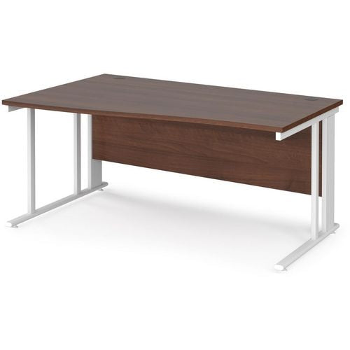 Dams International Wave Desk MCM16WLWHW 1,600 x 725 x 800 - 990 mm