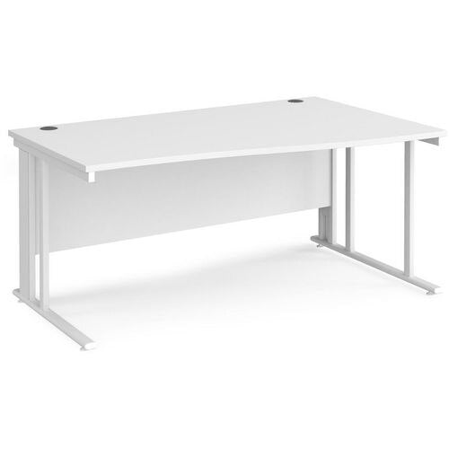 Dams International Wave Desk MCM16WRWHWH 1,600 x 725 x 800 - 990 mm