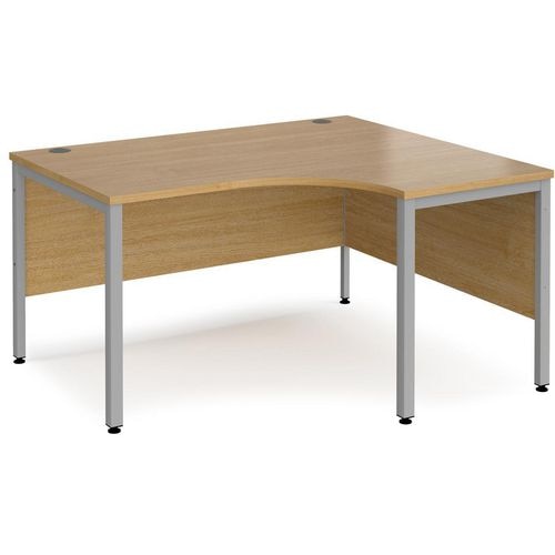 Dams International Right Hand Ergonomic Desk MB14ERSO 1,400 x 1,200 x 725 mm