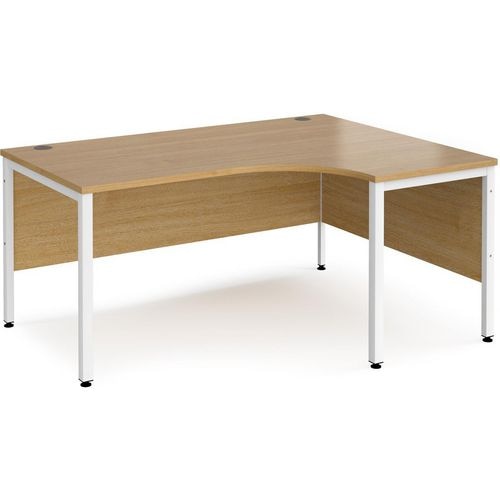 Dams International Right Hand Ergonomic Desk MB16ERWHO 1,600 x 1,200 x 725 mm