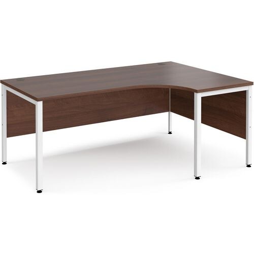 Dams International Right Hand Ergonomic Desk MB18ERWHW 1,800 x 1,200 x 725 mm