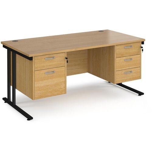 Dams International Desk MC16P23KO 1,600 x 800 x 725 x 800 - 990 mm