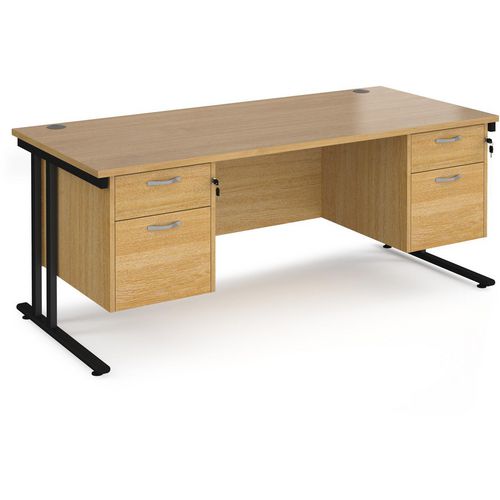 Dams International Desk MC18P22KO 1,800 x 800 x 725 x 800 - 990 mm