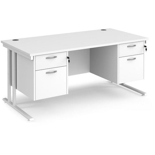 Dams International Desk MC16P22WHWH 1,600 x 800 x 725 mm