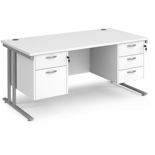 Dams International Desk MC16P23SWH 1,600 x 800 x 725 mm