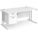 Dams International Desk MC16P2WHWH 1,600 x 800 x 725 mm