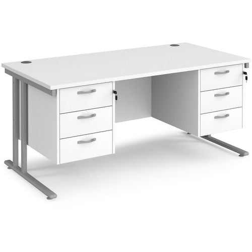 Dams International Desk MC16P33SWH 1,600 x 800 x 725 mm